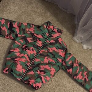 Camouflage Puffer Jacket